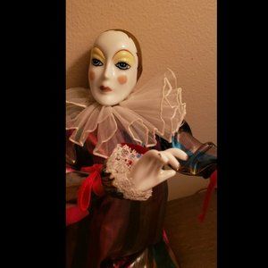 SILVESTRI COLLECTABLE PORCELAIN HARLEQUIN JESTER
